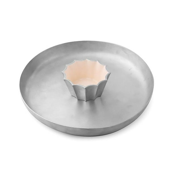 Marigold Artisans All Silver Fluted Serving Set Marigold Artisans All Silver Fluted Serving Set